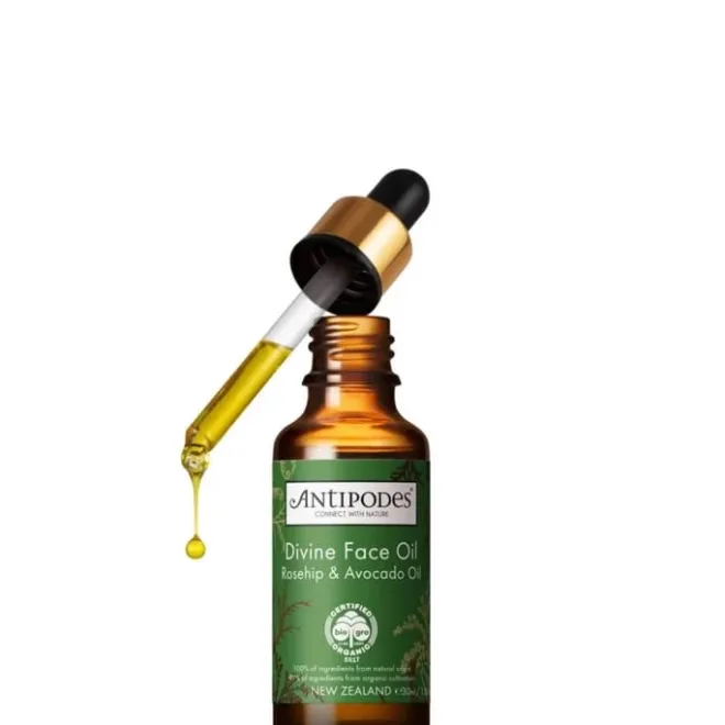 Soin Jour & Nuit|Soin Naturel & Ecoresponsable>Antipodes Divine                Huile de Rose Musquée & Huile d'avocat Bio