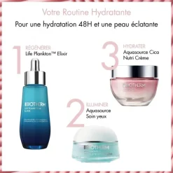 Soin Yeux & Lèvres>Biotherm AquaSource Total Eye Revitalizer                Gel-Crème Contour Des Yeux à la Caféine