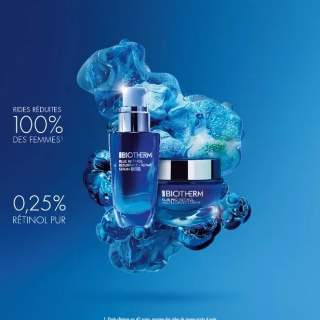 Soin De Nuit|Sérum Et Booster>Biotherm Blue Therapy Blue Retinol Serum Night - Sérum de Nuit Anti-Rides et Uniformité