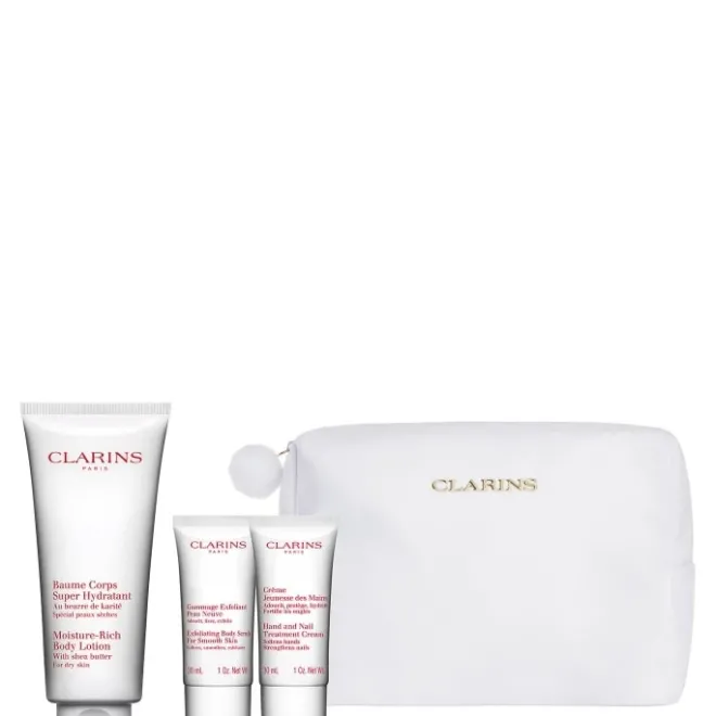 Coffrets Pour Lui|Coffrets Pour Elle>CLARINS Coffret Baume Corps Super Hydratant Coffret Soin Corps et Mains