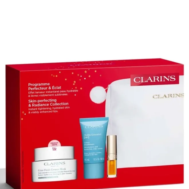 Coffrets Pour Elle|Masque>CLARINS Cyro-Flash Masque-Crème Coffret Soin Anti-Âge