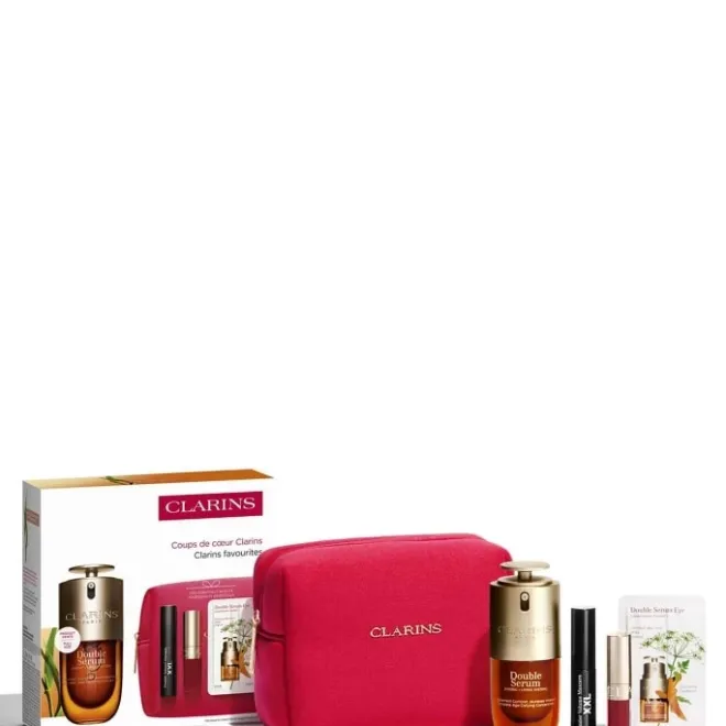Coffrets Pour Elle|Coffret Soin>CLARINS Double Serum Coffret Soin Anti-Âge