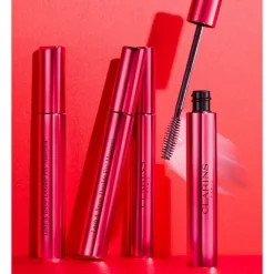 Mascara>CLARINS Lash & Brow Double Fix’ Mascara                 Top Coat Waterproof Fixateur Longue Tenue