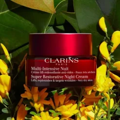 Soin De Nuit>CLARINS Multi Intensive                Crème Lift-Repulpante Anti-Rides Nuit - Peaux très Sèches