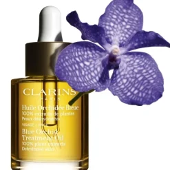 Soin De Nuit|Soin Naturel & Ecoresponsable>CLARINS Orchidée Bleue                Huile Visage ● Peaux Déshydratées