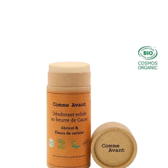 Eau De Soin & Déodorant|Soin Naturel & Ecoresponsable>Comme Avant Déodorant Solide Au Beurre De Cacao Abricot & Fleurs de Cerisier
