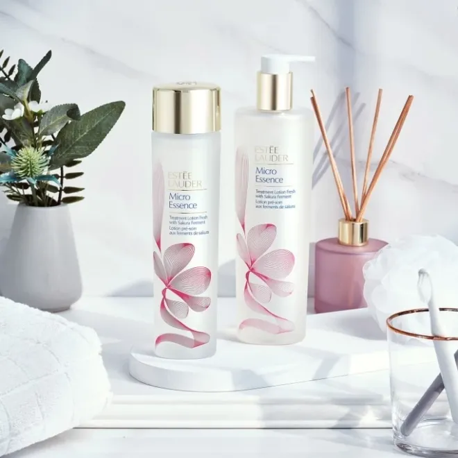 Lotion & Soin Préparateur>ESTEE LAUDER Micro Essence Lotion Pré-Soin aux Ferments de Sakura - Lotion Soin Visage