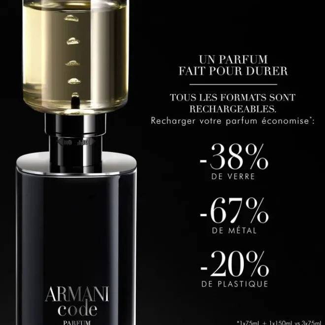 Eau De Parfum>GIORGIO ARMANI Armani Code Homme Parfum Rechargeable