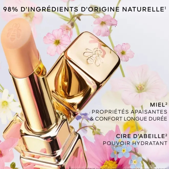 Baume À Lèvres & Huile À Lèvres>GUERLAIN KissKiss Bee Lift Base Soin Sublimatrice 95 % d'Origine Naturelle