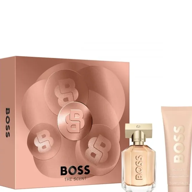 Coffrets Pour Elle|Coffret Parfum Femme>HUGO BOSS Boss The Scent Coffret Eau de Parfum pour Femme 50 ml
