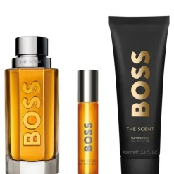 Coffrets Pour Lui|Coffret Parfum Homme>HUGO BOSS Boss The Scent                Coffret Eau de Toilette et Gel Douche