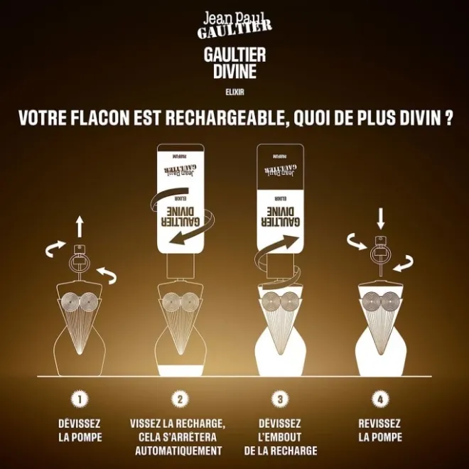 Parfum Recharge>JEAN PAUL GAULTIER Gaultier Divine Elixir Parfum - Flacon Recharge