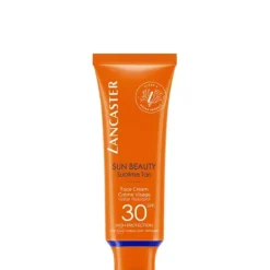 Protecteur Solaire>LANCASTER Sun Beauty                Crème Visage Velours Bronzage Lumineux SPF30