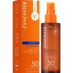 Préparation Au Bronzage>LANCASTER Sun Beauty                Huile Sèche Soyeuse Accélératrice de Bronzage SPF50