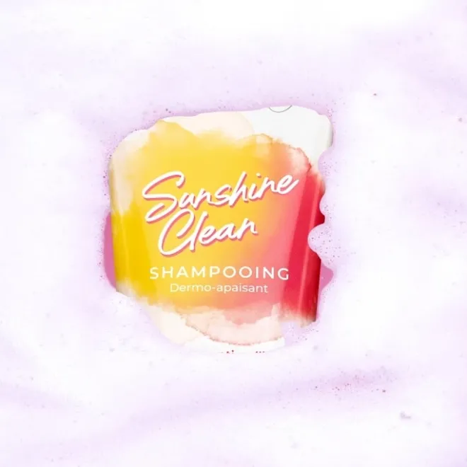 Routine Cheveux Ondulés & Bouclés|Shampooing>Les Secrets de Loly Sunshine Clean Shampooing Dermo-Apaisant Cuir Chevelu Sensible