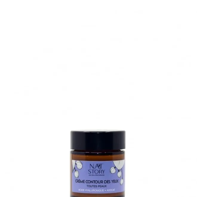 Soin Yeux & Lèvres|Soin Naturel & Ecoresponsable>N.A.T Story Crème Contour des Yeux à L'Acide Hyaluronique & Avocat