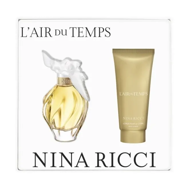 Coffrets Pour Elle|Coffret Parfum Femme>NINA RICCI Air du Temps Coffret Eau de Toilette et Lait pour le Corps