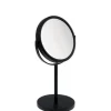 Accessoires Maquillage>Novex                Miroir Sur Pied Noir Mat x10