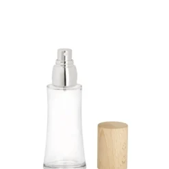 Accessoire Parfum>Novex Vaporisateur Rechargeable en Verre                Avec Bouchon en Hêtre