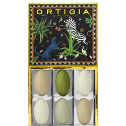 Parfum Mixte>Ortigia Sicilia Jungle Box                Coffret de 6 Savons Parfumés Assortis