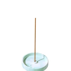 Coffrets Pour Lui|Coffrets Pour Elle>Bloom Porte Encens                Vert Marbré en Béton