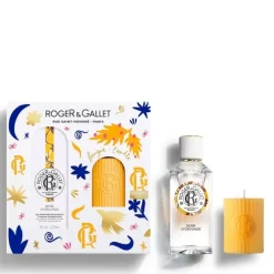 Coffrets Pour Lui|Coffrets Pour Elle>Roger&Gallet Bois d'Orange                Coffret Eau Parfumée Bienfaisante - Bougie Parfumée