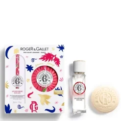 Coffrets Pour Elle|Coffret Parfum Femme>Roger&Gallet Gingembre Rouge                Coffret Eau Parfumée Bienfaisante - Savon Parfumé