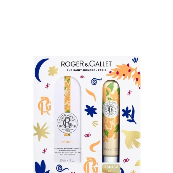 Coffrets Pour Lui|Coffrets Pour Elle>Roger&Gallet Néroli Coffret Eau Parfumée Bienfaisante - Crème Mains Bienfaisante