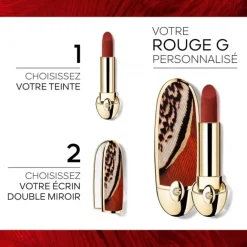 Rouge À Lèvres & Laque>GUERLAIN Rouge G de Majestic Feathers                L’Écrin Bijou Double Miroir - Phoenix