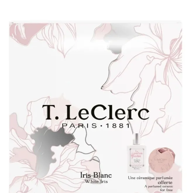 Coffrets Pour Elle|Coffret Parfum Femme>T. Leclerc Iris Blanc Coffret Eau de Parfum
