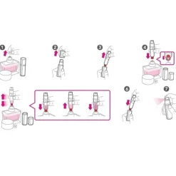 Accessoire Parfum>Travalo                Vaporisateur de Sac Rechargeable Classic Rose Foncé